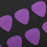 Maxbell Box of 10pcs Mixed Thickness Non Slip Guitar Picks Ukulele Plectrums Purple