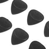 Maxbell Box of 10pcs Mixed Thickness Non Slip Guitar Picks Ukulele Plectrums - Black