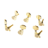 Maxbell 3R+3L Tuning Keys Machine Heads Tuners Set for Acoustic Electric Guitar Gold