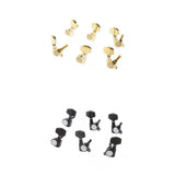 Maxbell 3R+3L Tuning Keys Machine Heads Tuners Set for Acoustic Electric Guitar Gold