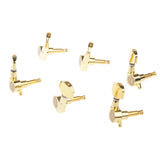 Maxbell 3R+3L Tuning Keys Machine Heads Tuners Set for Acoustic Electric Guitar Gold