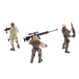 Maxbell 6 Police Male Soldiers with Weapons Model Kids Play Action Figure Toys Gift