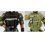 Maxbell 6 Police Male Soldiers with Weapons Model Kids Play Action Figure Toys Gift