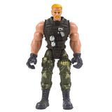 Maxbell 6 Police Male Soldiers with Weapons Model Kids Play Action Figure Toys Gift