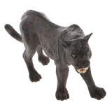 Maxbell Realistic Black Panther Wildlife Animal Figurine Model Figure Kids Toy Gift