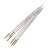 Maxbell 6Pcs Nylon Hair Round Brush Hook Line Pen Artist Paint Draw Painting Crafts