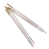 Maxbell 6Pcs Nylon Hair Round Brush Hook Line Pen Artist Paint Draw Painting Crafts