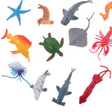 Maxbell Lot 24Pcs PVC Mini Marine Animals Model Figures Kids Educational Toys Gifts