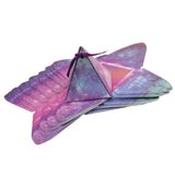 Maxbell 50 Starry Sky Triangle Candy Sweet Boxes Wedding Party Favor Decor Fuchsia