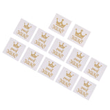 Maxbell 12x Metallic Team Bride Groom Temporary Tattoos Wedding Stickers Gold 2