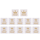 Maxbell 12x Metallic Team Bride Groom Temporary Tattoos Wedding Stickers Gold 2