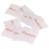 Maxbell 10xMetallic Gold Team Bride Tribe Temporary Tattoos Sticker Wedding Favor 1