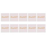 Maxbell 10xMetallic Gold Team Bride Tribe Temporary Tattoos Sticker Wedding Favor 1