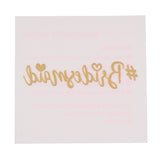 Maxbell 10xMetallic Gold Team Bride Tribe Temporary Tattoos Sticker Wedding Favor 1