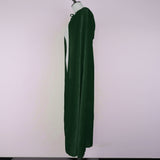 Maxbell Adult Velvet Hooded Cape Gothic Devil Cloak Medieval Witch Costume Green