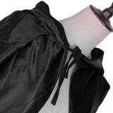 Maxbell Adult Hooded Cape Costume Gothic Devil Cloak Medieval Witch Dress Up Black