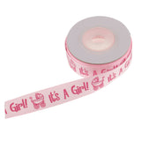 Maxbell 10 Yards/roll Baby Shower Satin Grosgrain Ribbon DIY Gift Wrapping Belt Girl