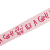 Maxbell 10 Yards/roll Baby Shower Satin Grosgrain Ribbon DIY Gift Wrapping Belt Girl