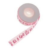 Maxbell 10 Yards/roll Baby Shower Satin Grosgrain Ribbon DIY Gift Wrapping Belt Girl