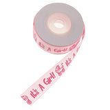 Maxbell 10 Yards/roll Baby Shower Satin Grosgrain Ribbon DIY Gift Wrapping Belt Girl