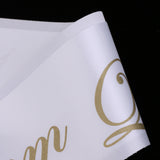 Maxbell White Prom Sash Wedding Graduation Leavers Do Ball Birthday Party Prom queen