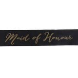 Maxbell Maid of Honour Writing Satin Ribbon Sash Bridal Shower Party Accessories