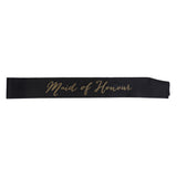 Maxbell Maid of Honour Writing Satin Ribbon Sash Bridal Shower Party Accessories