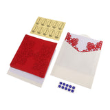 Maxbell Laser Cut Wedding Invitation Cards Hollow Flora Lace Card Envelope Red