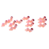 Maxbell 50 Pieces Mini Sleeping Baby Figure Baby Shower Favor Party Table Decor Pink