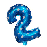 Maxbell All Numbers Star Foil Balloons Birthday Anniversary Party Decor Number 2