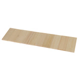 Maxbell 10 Pieces 10cm Natural Pine Wood Rectangle Board Panel for Arts Craft