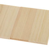 Maxbell 10 Pieces 10cm Natural Pine Wood Rectangle Board Panel for Arts Craft