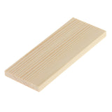 Maxbell 10 Pieces 10cm Natural Pine Wood Rectangle Board Panel for Arts Craft