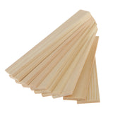 Maxbell 10 Pieces 20cm Natural Pine Wood Rectangle Board Panel for Arts Craft