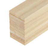 Maxbell 10 Pieces 20cm Natural Pine Wood Rectangle Board Panel for Arts Craft