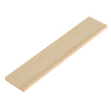 Maxbell 10 Pieces 20cm Natural Pine Wood Rectangle Board Panel for Arts Craft