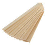 Maxbell 10 Pieces 30cm Natural Pine Wood Rectangle Board Panel for Arts Craft