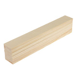 Maxbell 10 Pieces 30cm Natural Pine Wood Rectangle Board Panel for Arts Craft