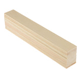 Maxbell 10 Pieces 30cm Natural Pine Wood Rectangle Board Panel for Arts Craft