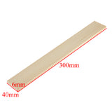 Maxbell 10 Pieces 30cm Natural Pine Wood Rectangle Board Panel for Arts Craft