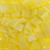 Maxbell 250 Pieces Vitreous Glass Mosaic Tiles for Arts DIY Crafts Yellow
