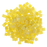 Maxbell 250 Pieces Vitreous Glass Mosaic Tiles for Arts DIY Crafts Yellow