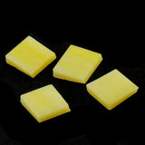 Maxbell 250 Pieces Vitreous Glass Mosaic Tiles for Arts DIY Crafts Yellow