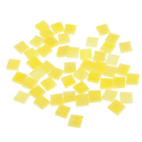 Maxbell 250 Pieces Vitreous Glass Mosaic Tiles for Arts DIY Crafts Yellow
