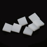 Maxbell 250 Pieces Vitreous Glass Mosaic Tiles for Arts DIY Crafts White