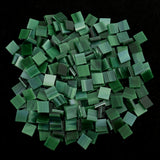 Maxbell 250 Pieces Vitreous Glass Mosaic Tiles for Arts DIY Crafts Green