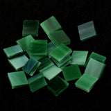 Maxbell 250 Pieces Vitreous Glass Mosaic Tiles for Arts DIY Crafts Green