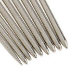 Maxbell 9pcs Large-eye Blunt Stitching Needles Hand Sewing Knitting Needles  Sliver
