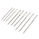 Maxbell 9pcs Large-eye Blunt Stitching Needles Hand Sewing Knitting Needles  Sliver