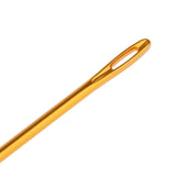 Maxbell Afghan Crochet Hook Knitting Needle Hand Knit Tool With Hole 2.75 mm Gold